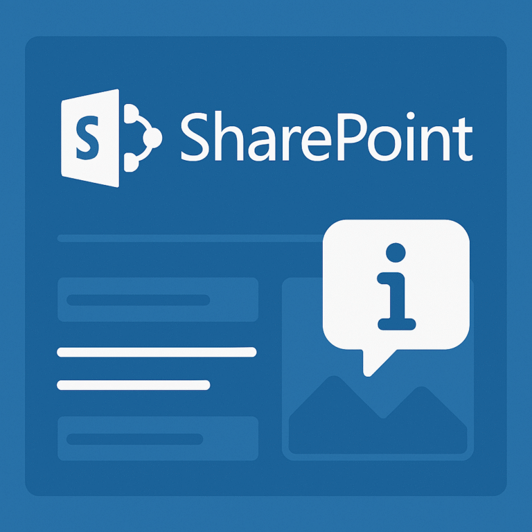 Ajouter des info-bulles colorées dans une liste SharePoint : simple, clair et utile