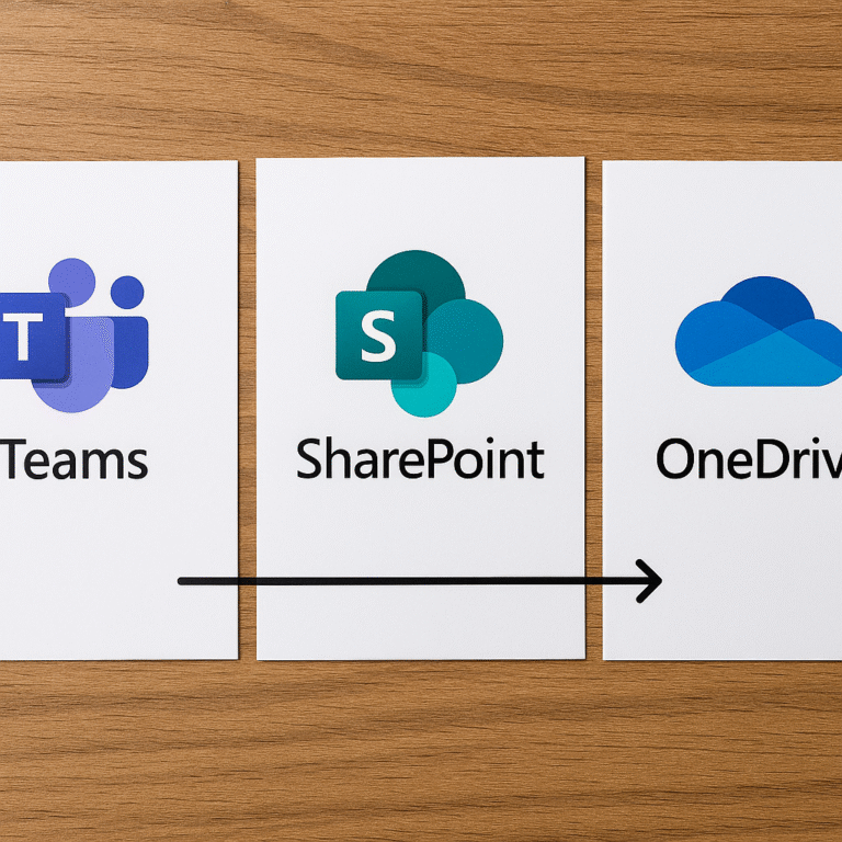 Où déposer mes documents : Teams, SharePoint ou OneDrive ?